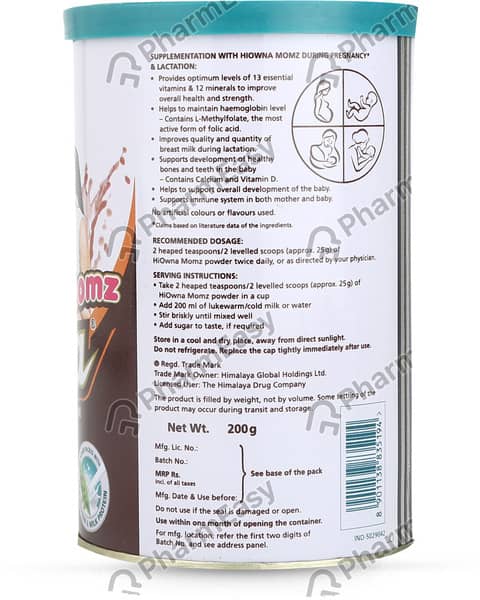 Hiowna Momz Chocolate Powder 200Gm