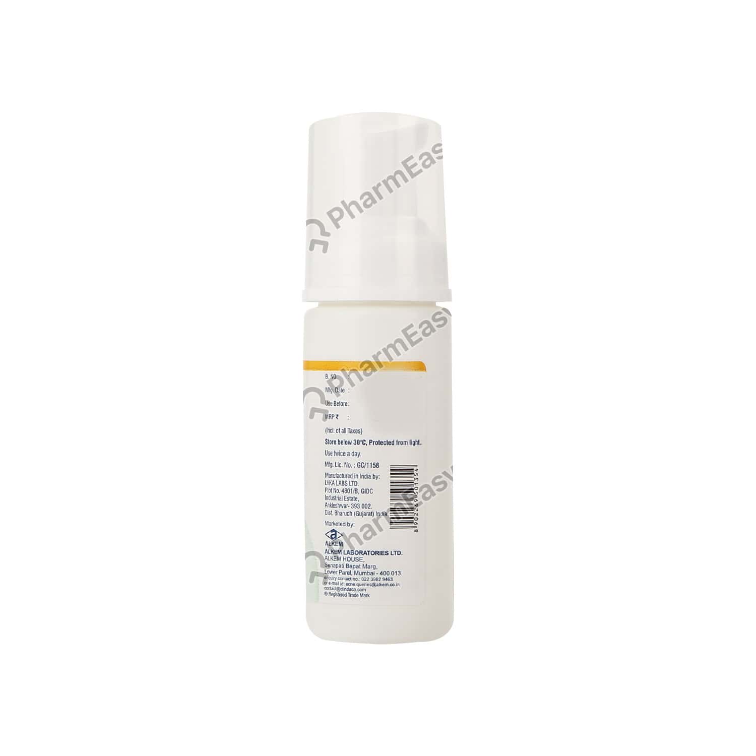 clindac a foaming face wash