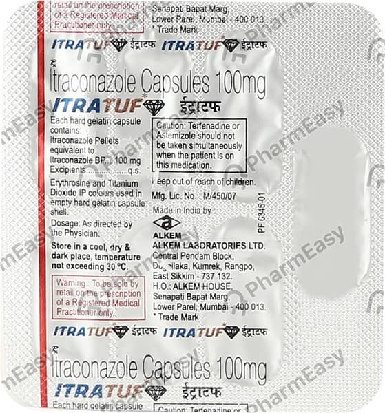 Itratuf 100mg Capule 7'S