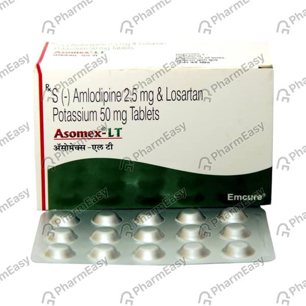 Asomex Lt 50mg Strip Of 15 Tablets