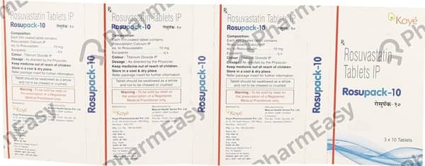 Rosupack 10Mg Bottle Of 30 Tablets