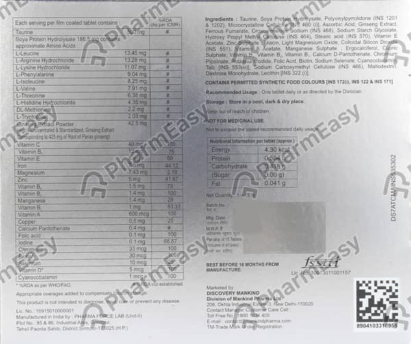 Health Ok Strip Of 15 Tablets