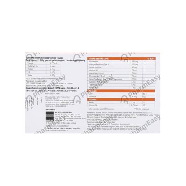 Nutricap S Strip Of 15 Capsules