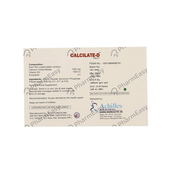Calcilate D Tablet