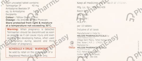Telismart Am Strip Of 10 Tablets