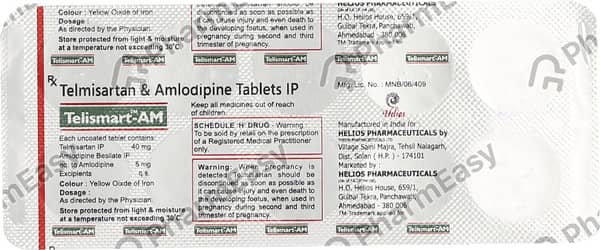 Telismart Am Strip Of 10 Tablets