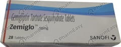 ZEMIGLO 50MG STRIP OF 28 TABLETS