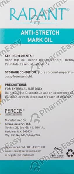Radant Anti Stretch Mark Oil