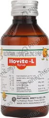 HOVITE L BOTTLE OF 120ML SYRUP