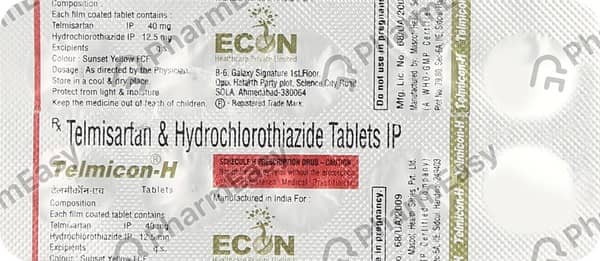 Telmicon H Strip Of 10 Tablets