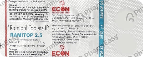 Ramitop 2.5Mg Tablet