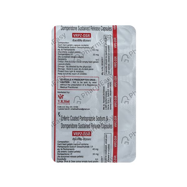 Vrpz Dsr Strip Of 10 Capsules