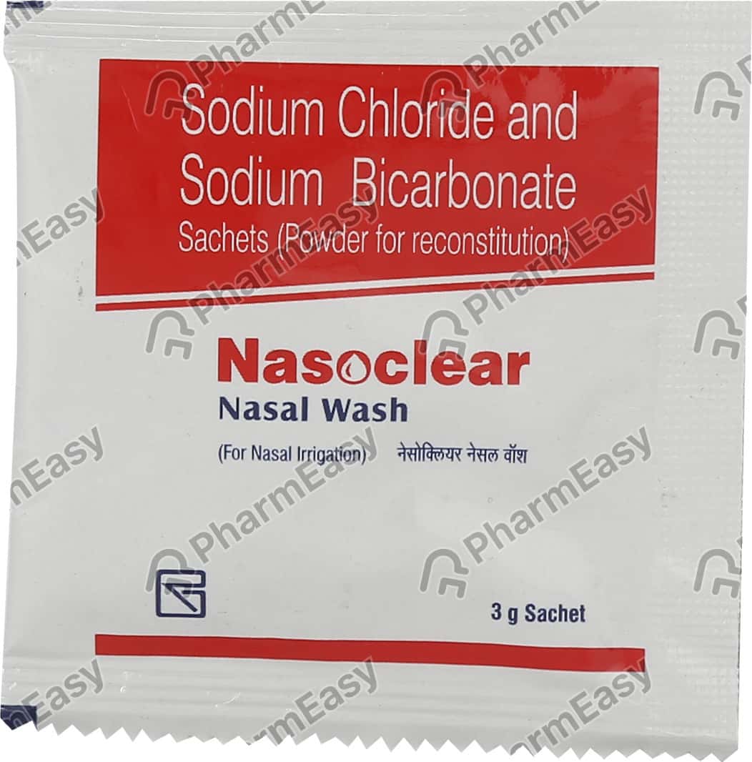 Nasoclear Sachet Of 3gm Nasal Wash