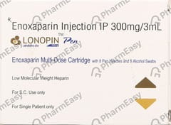 LONOPIN PEN 300MG MULTIDOSE CARTRIDGE OF 3ML INJECTION
