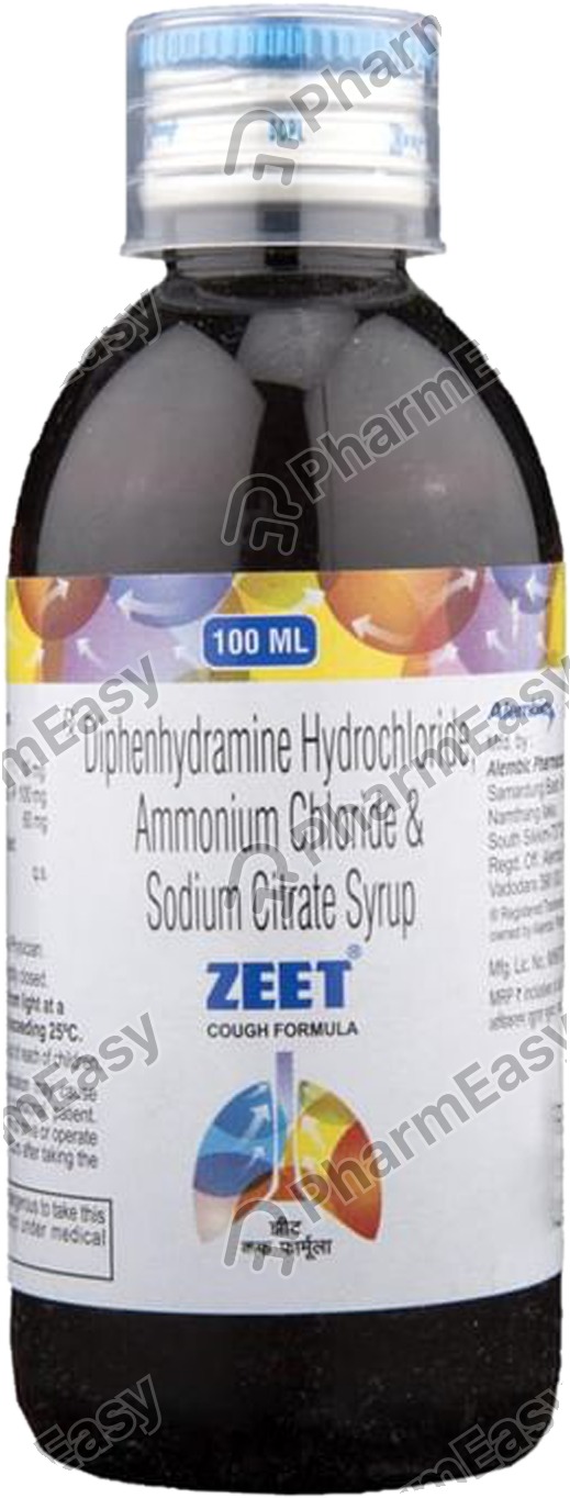 Zeet Bottle Of 100ml Syrup Uses, Side Effects, Price & Dosage PharmEasy