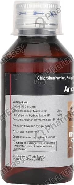 Ambrolite D Plus Bottle Of 100ml Syrup