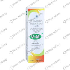 V&m Nu Mango Flavour Bottle Of 200ml Syrup