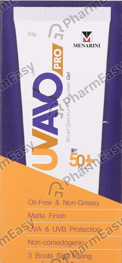 Uv Avo Pro Spf 50 Plus Tube Of 50gm Gel