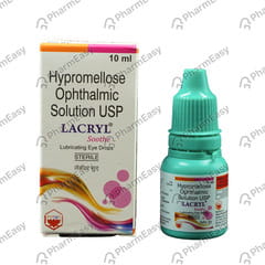 LACRYL SOOTHE BOTTLE OF 10ML EYE DROPS