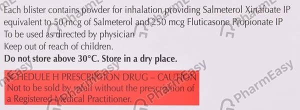 Seretide Accuhaler 50/250mcg Box Of 28md Metered Dose Inhaler