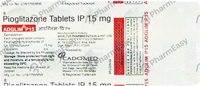 Adglim P 15mg Strip Of 10 Tablets