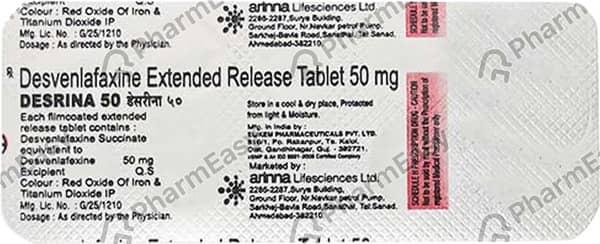 Desrina 50Mg Tablet