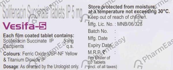 Vesifa 5mg Tablet