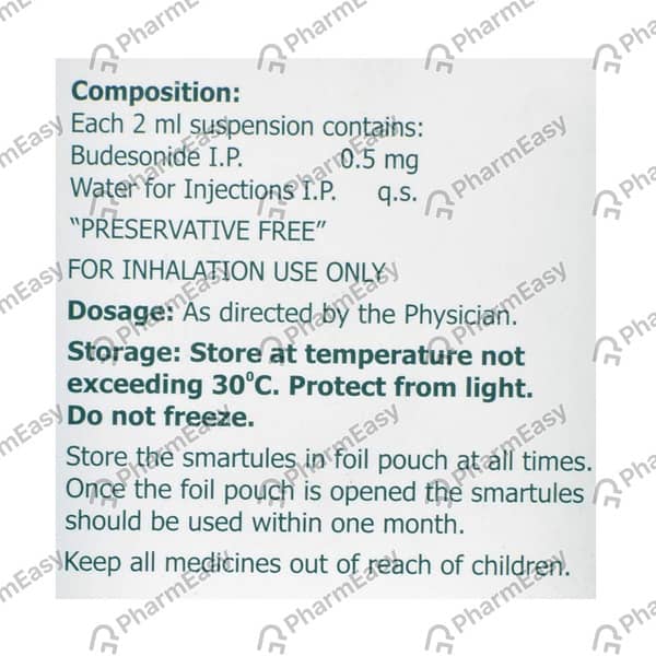 Nebzmart B 0.5mg 2ml Packet Of 7 Smartules