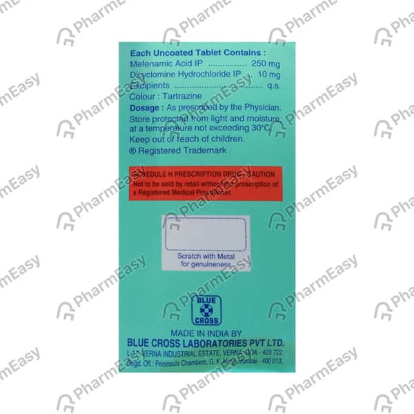 Meftal Spas Strip Of 30 Tablets