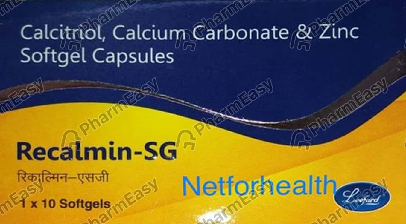 Recalmin Sg Strip Of 10 Capsules Uses, Side Effects, Price & Dosage