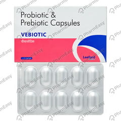 VEBIOTIC STRIP OF 10 CAPSULES
