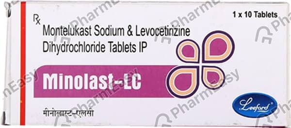 Minolast Lc Strip Of 10 Tablets