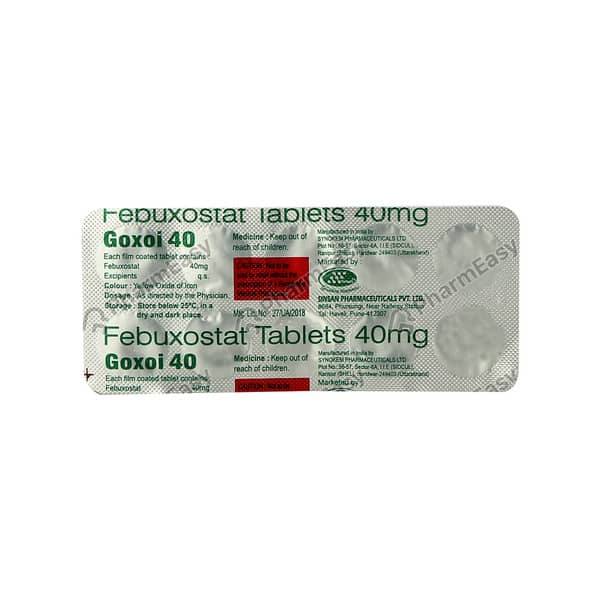 Goxoi 40mg Strip Of 10 Tablets