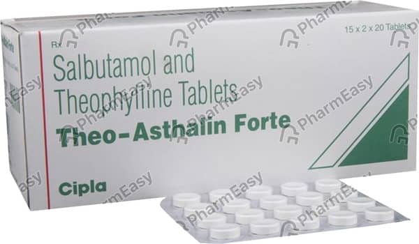 Theo Asthalin Forte Strip Of 15 Tablets