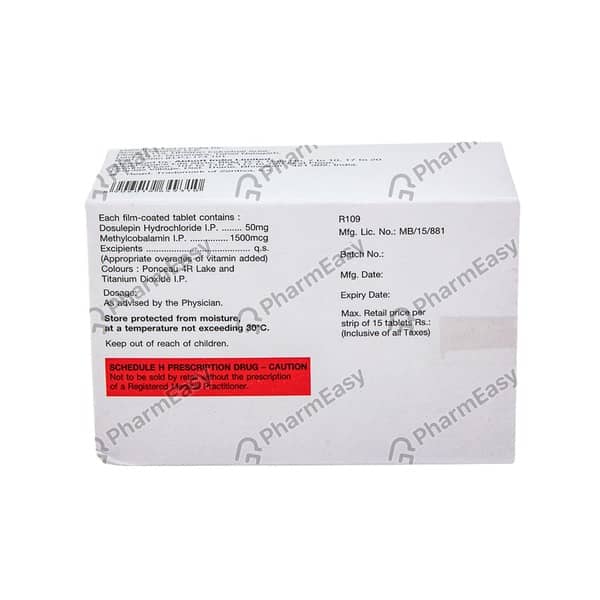 Prothiaden M 50Mg/1500Mcg Strip Of 15 Tablets