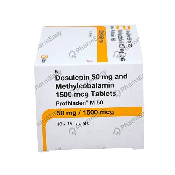 Prothiaden M 50Mg/1500Mcg Strip Of 15 Tablets