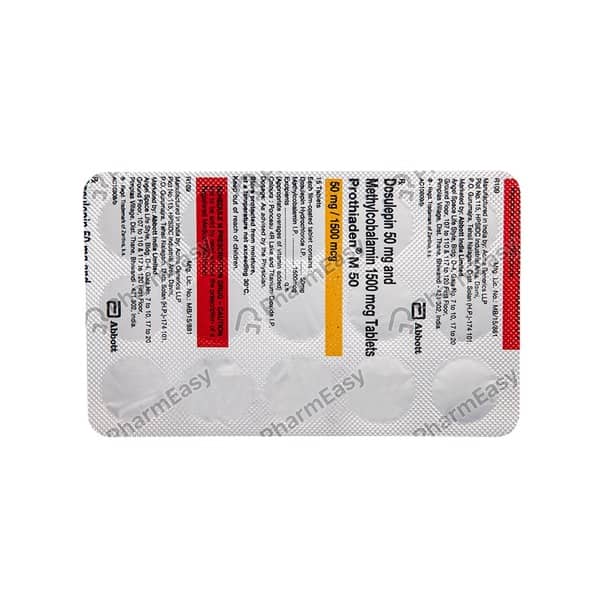 Prothiaden M 50Mg/1500Mcg Strip Of 15 Tablets