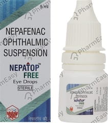 NEPATOP FREE 0.1% BOTTLE OF 5ML EYE DROPS