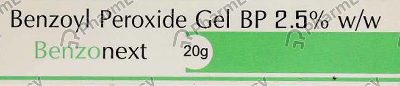 Benzonext 2.5% Tube Of 20gm Gel
