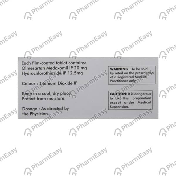 Olmat H 20Mg Strip Of 15 Tablets