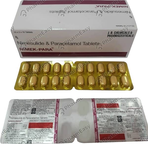 Nimek Para Strip Of 10 Tablets