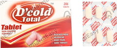 D COLD TOTAL STRIP OF 6 TABLETS