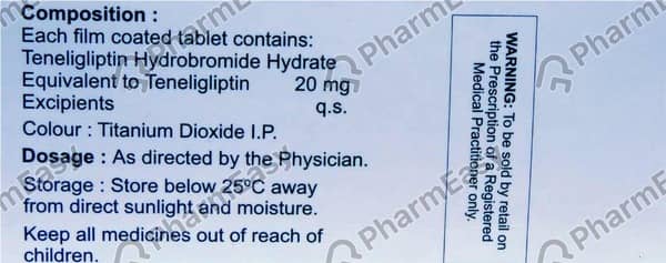 Telnimac 20mg Strip Of 10 Tablets