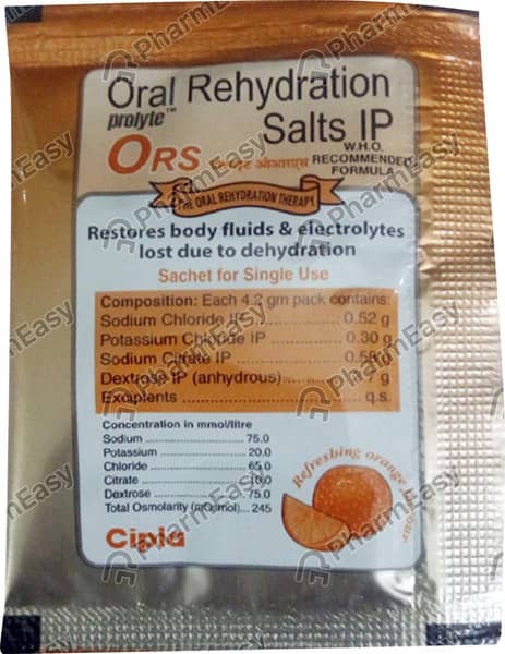 Ors Orange Flavour Sachet Of 4.2gm Oral Powder