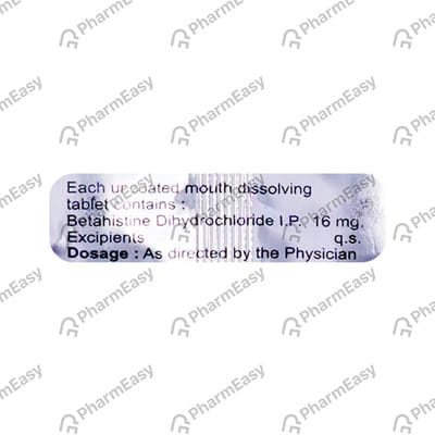 Verna Md 16mg Strip Of 10 Tablets