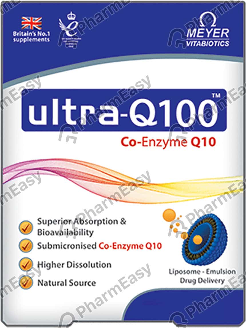 Ultra Q 100mg Strip Of 30 Capsules