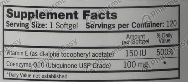 Ultra Q 100mg Strip Of 30 Capsules