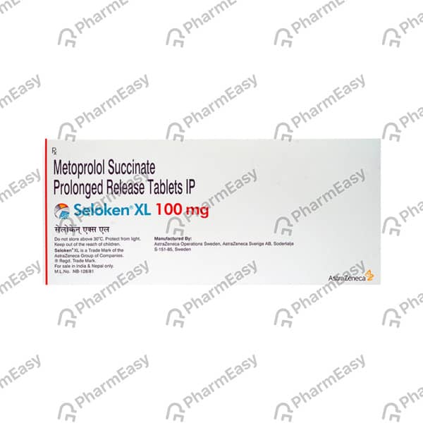Seloken Xl 100mg Tablets 7'S