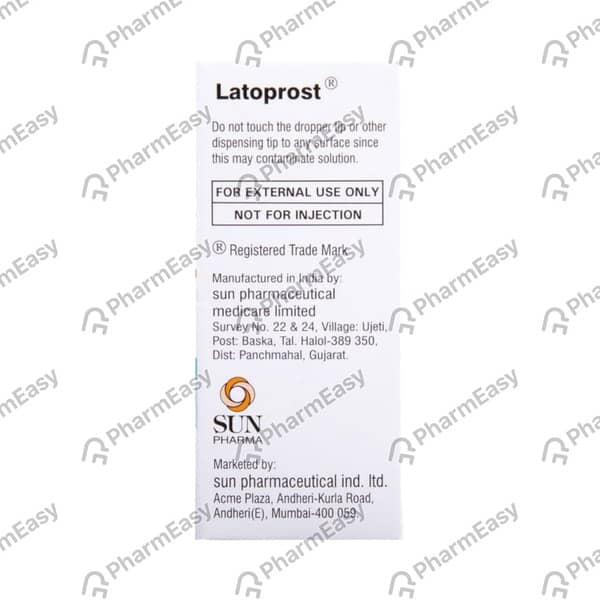 Latoprost Bottle Of 5ml Eye Drops
