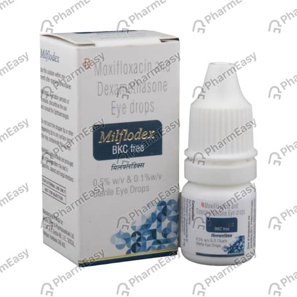 Milflodex Bottle Of 10ml Eye Drops